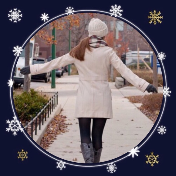 Anthropologie Cream Pea Coat ***PLEASE READ Description - Picture 2 of 5